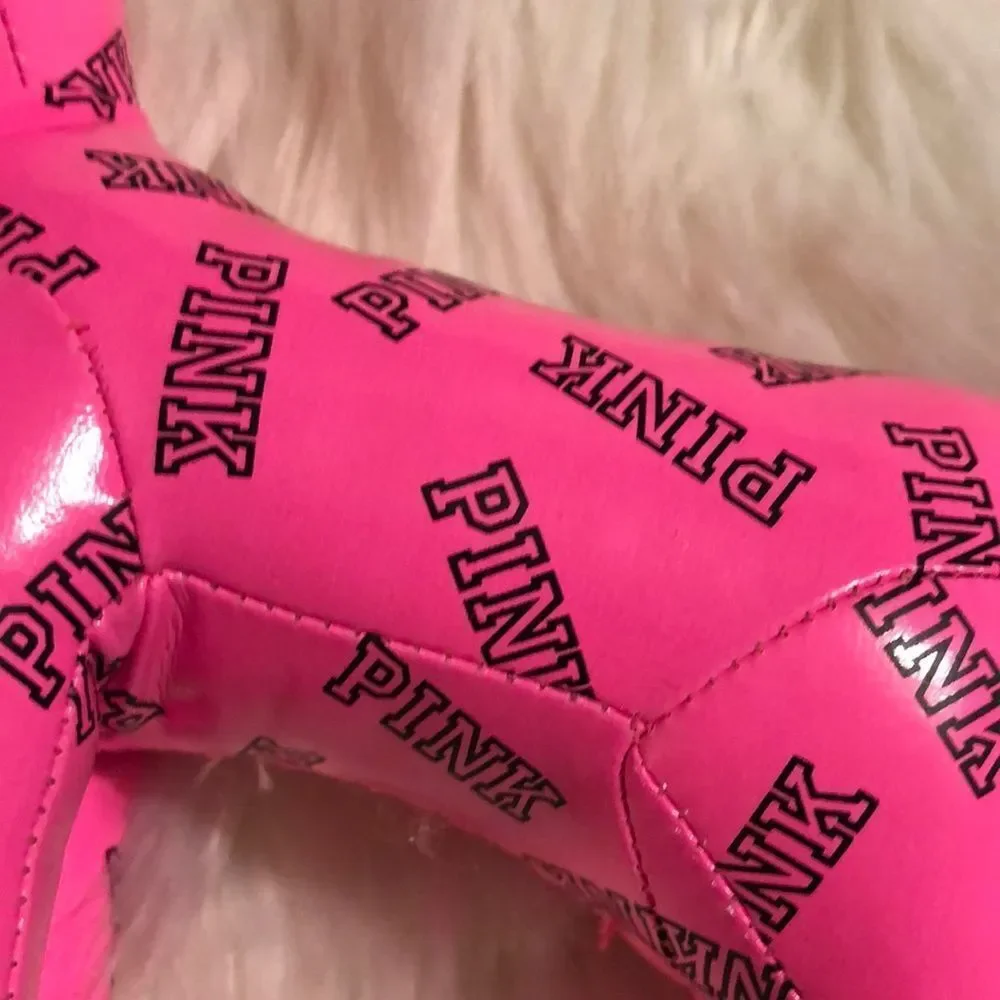 PINK Victoria's Secret Bright Pink Dog Logo 2015 - Picture 6 of 13